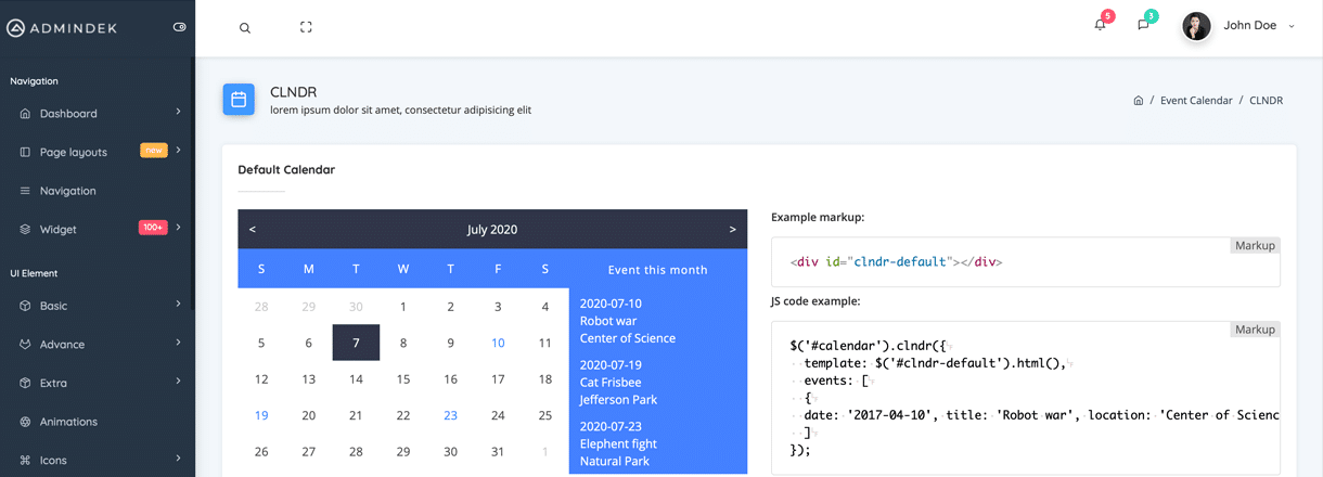 Admindek HTML Dashboard