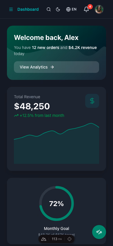 Haze Dashboard — Nuxt Edition