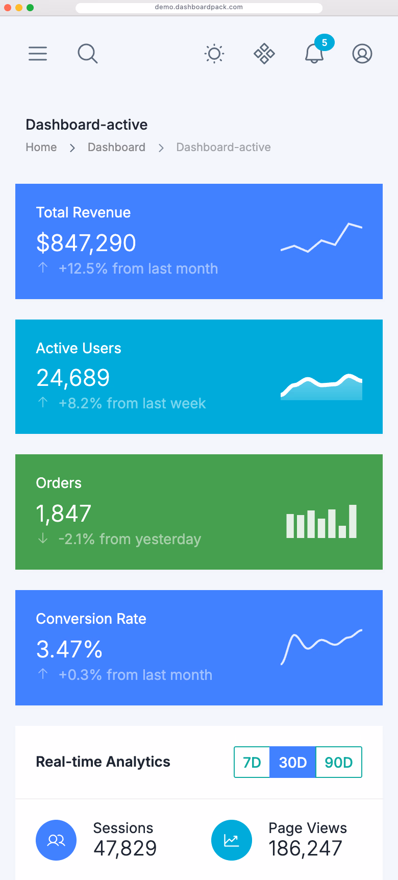 Admindek HTML Dashboard