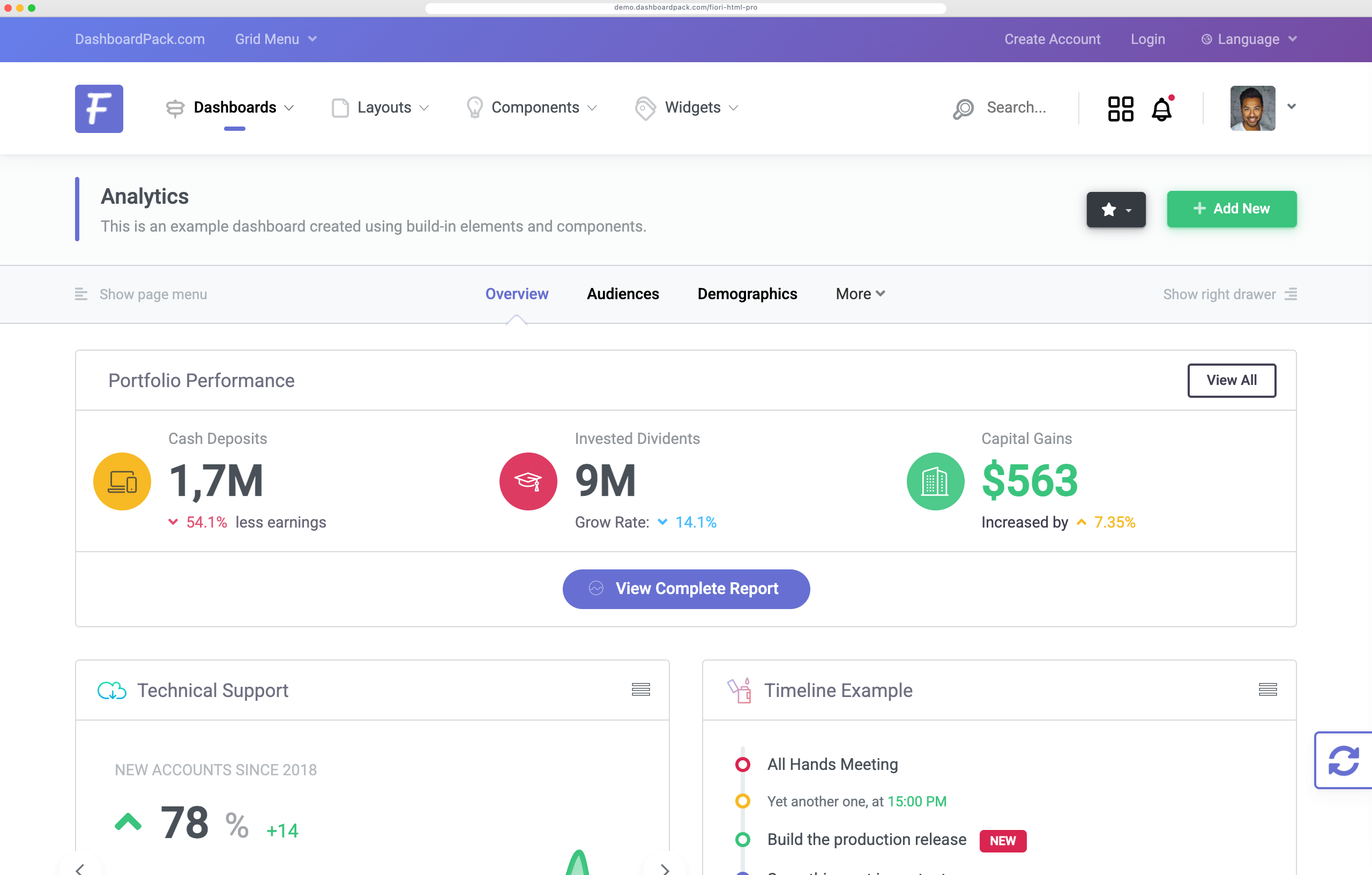 Fiori Bootstrap 5 Admin Theme PRO
