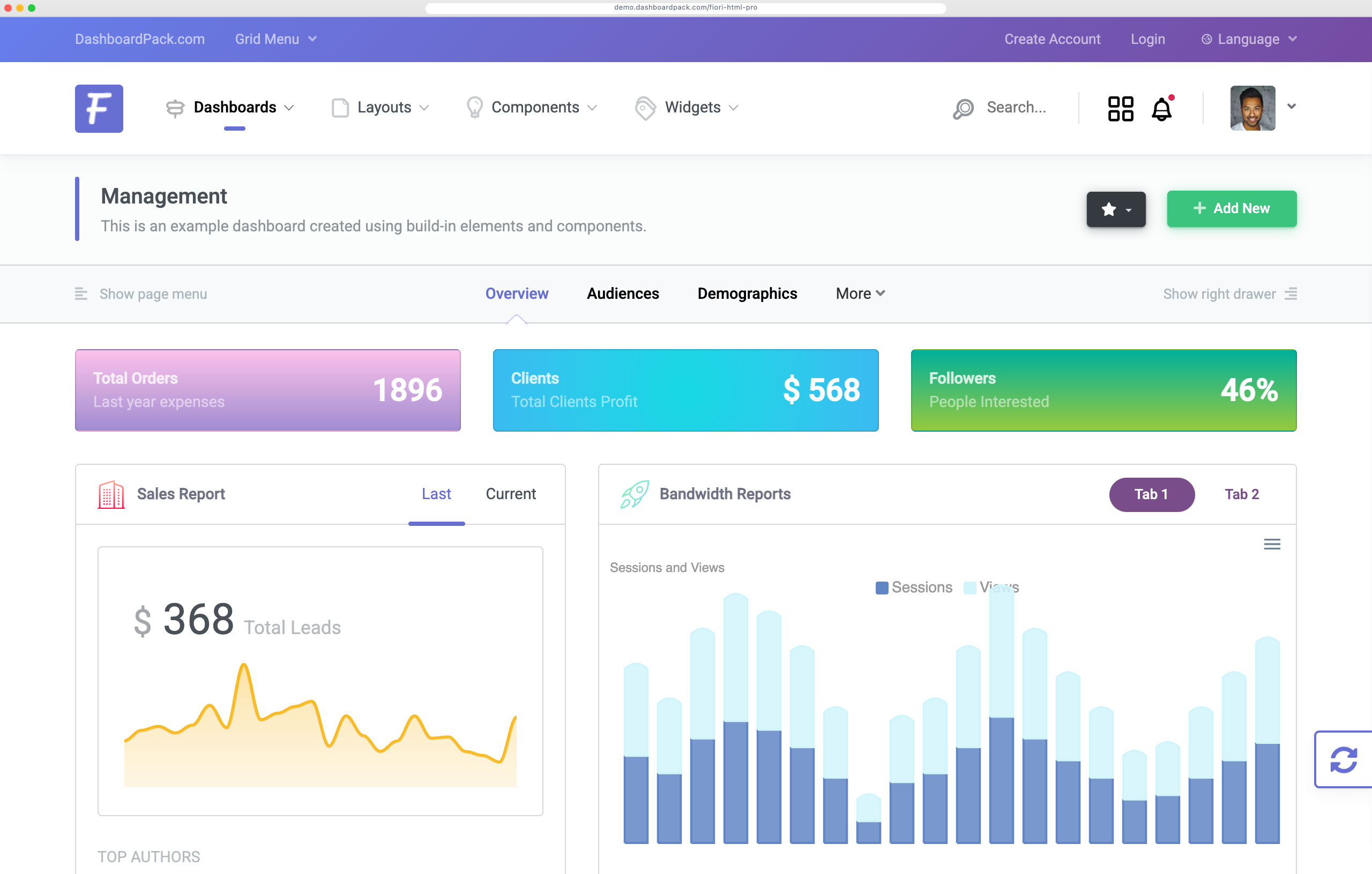 Fiori Bootstrap 5 Admin Theme PRO
