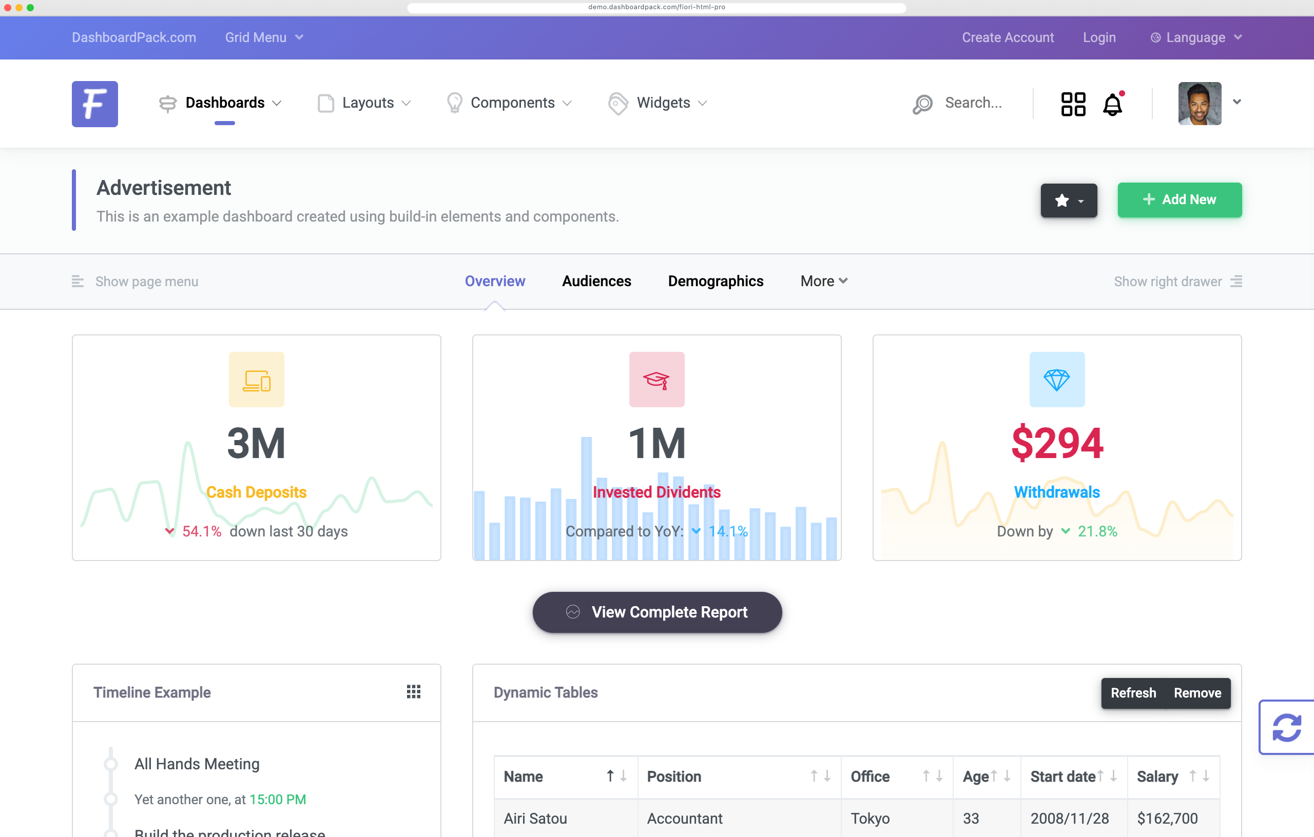 Fiori Bootstrap 5 Admin Theme PRO