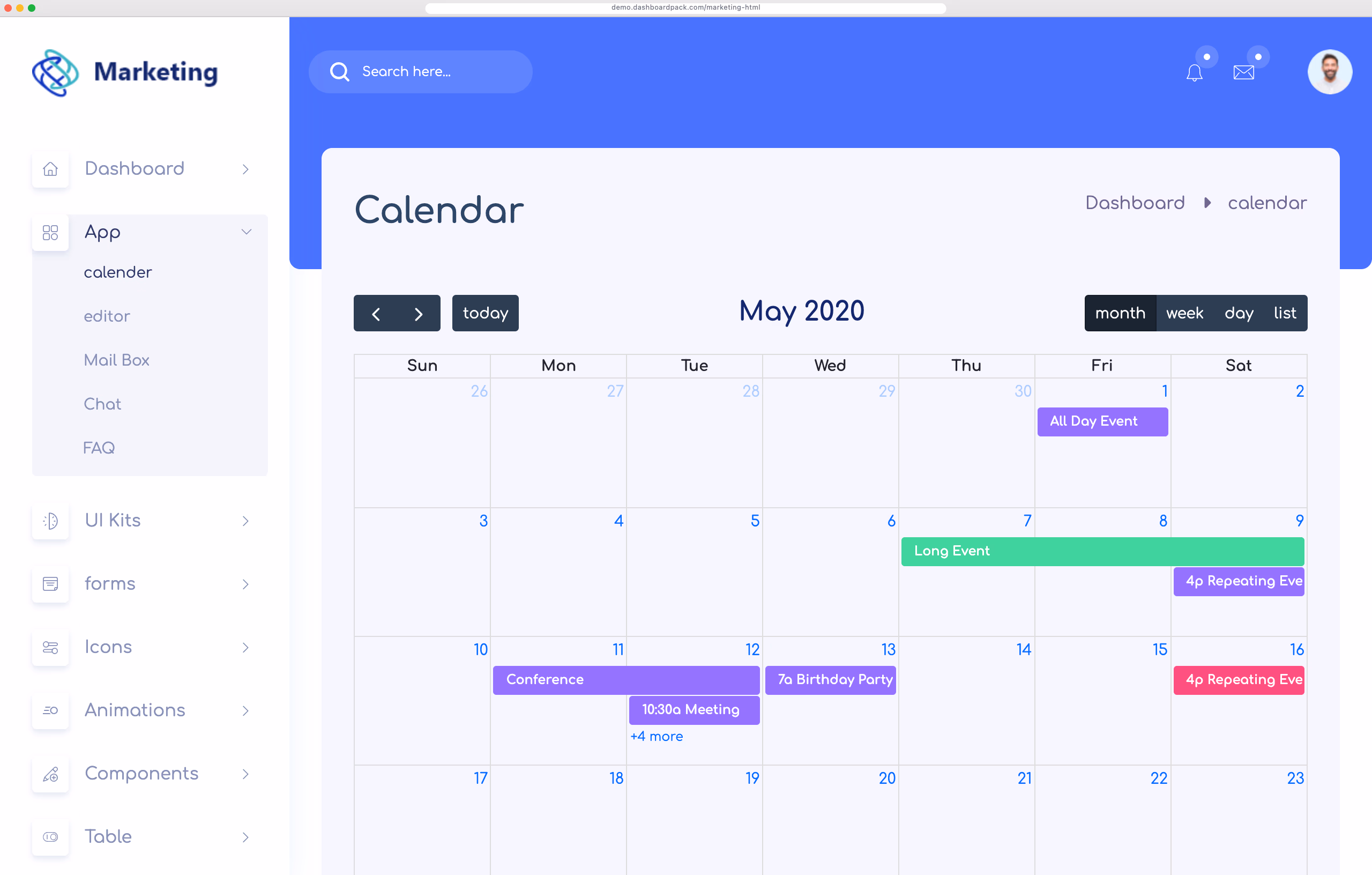 Marketing Dashboard