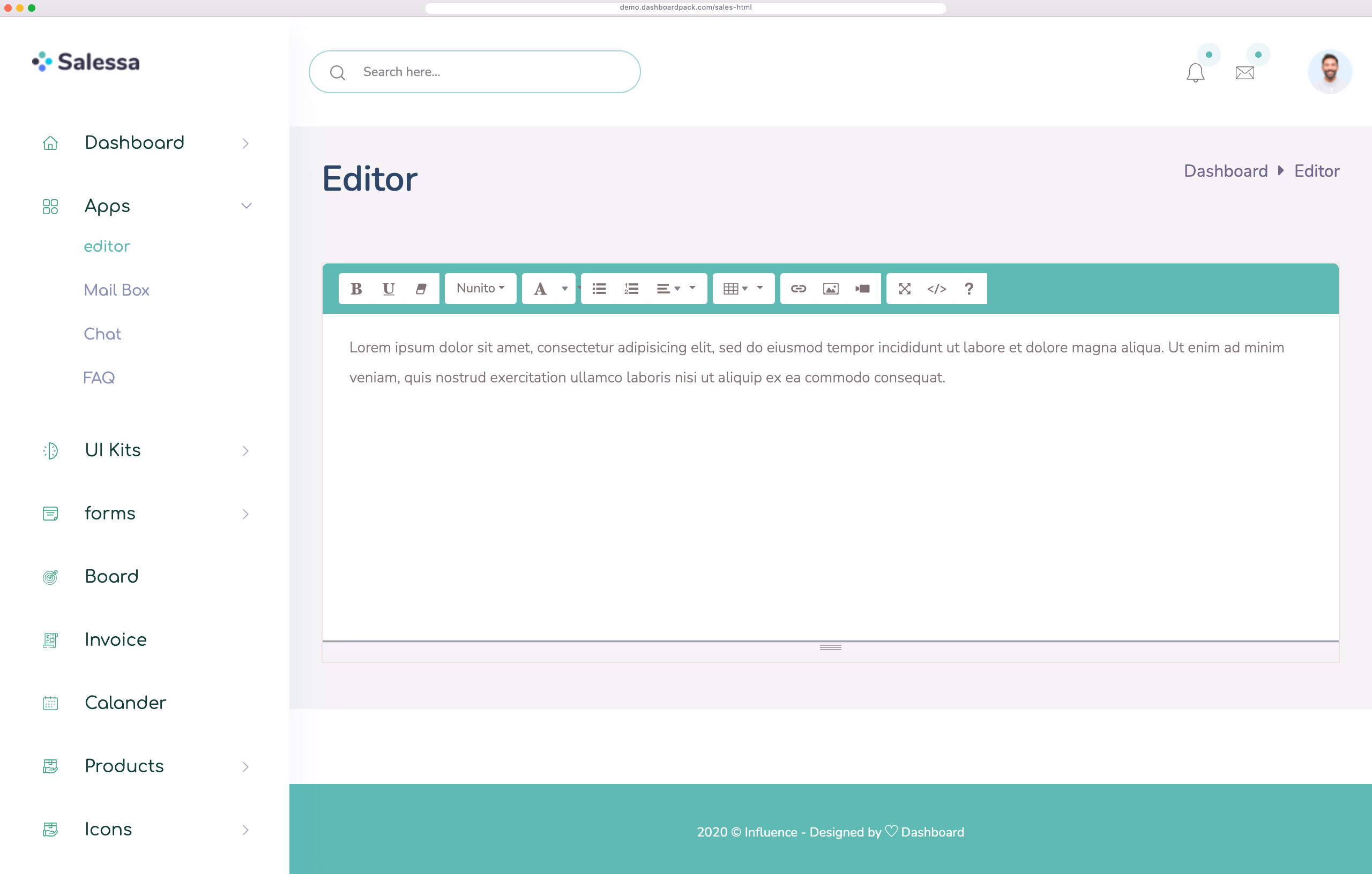 Sales Dashboard